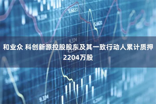 和业众 科创新源控股股东及其一致行动人累计质押2204万股